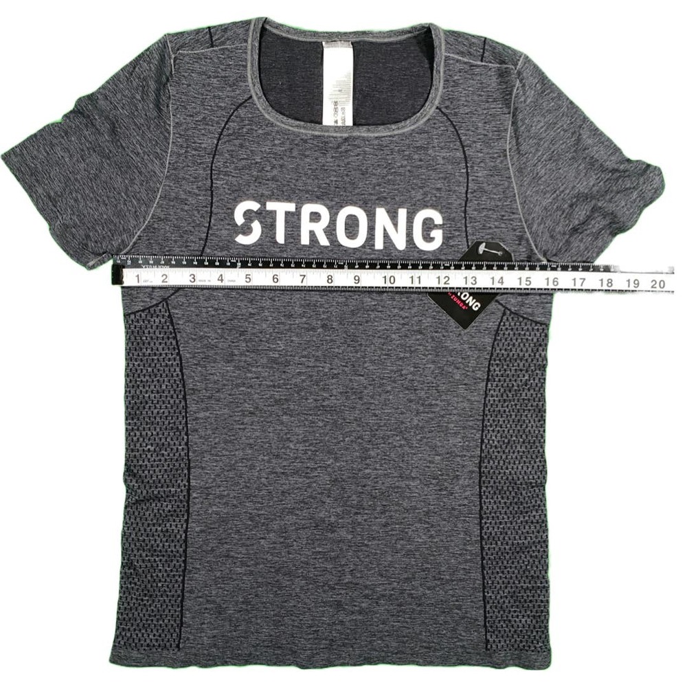 Zumba Don't Miss A Beat Seamless Instructor Top Bold Black Medium Dri Fit